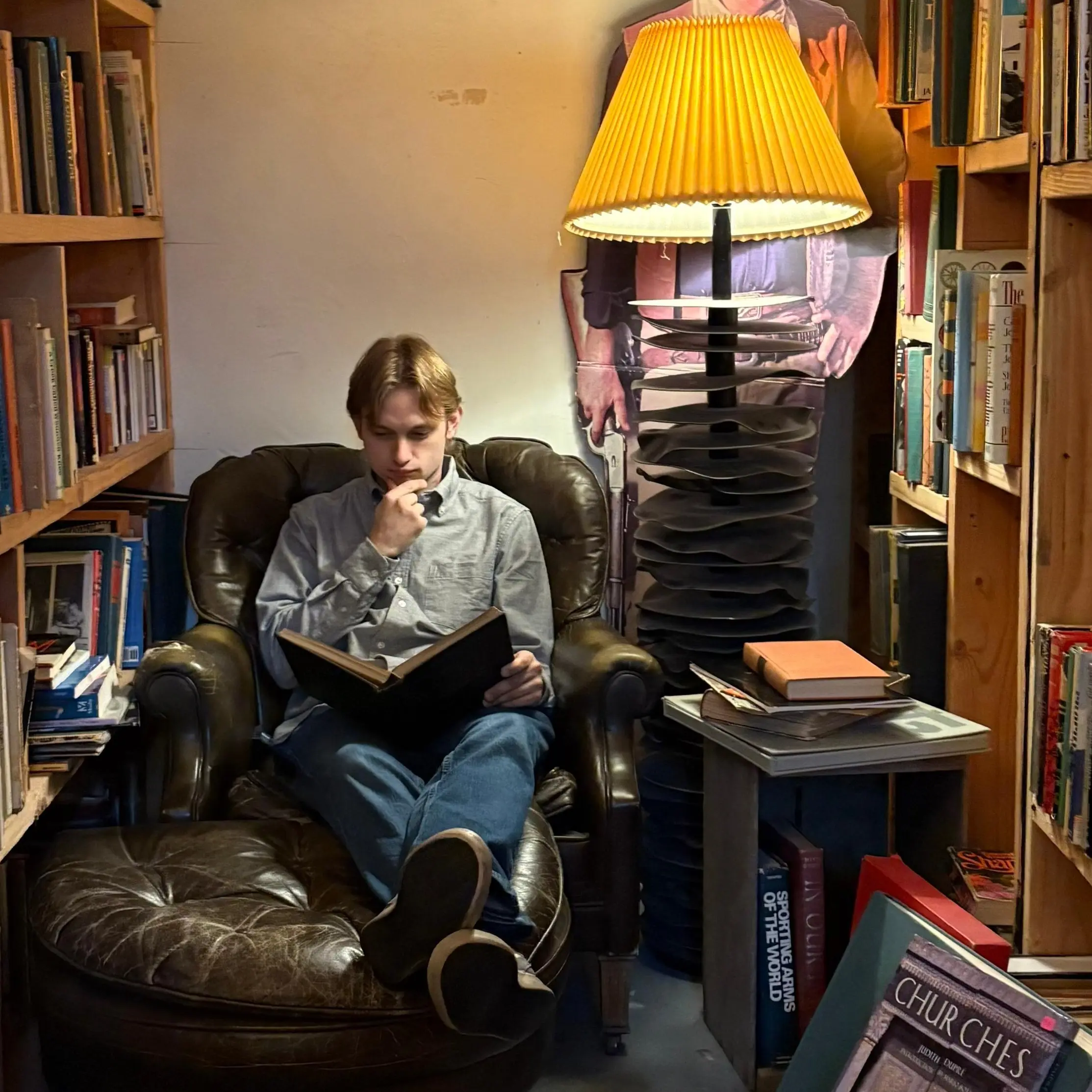 Image of Me in a thinking chair